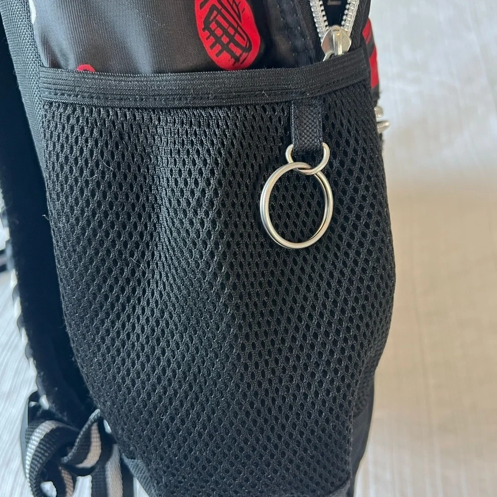 2/$30 Justice Sporty School Black and Red Backpack